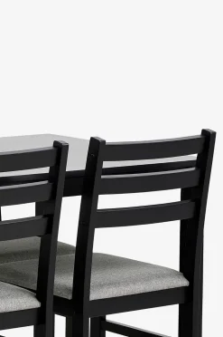 AC Design Furniture Alicante rektangulärt matbordsset med bord och 4 stolar, 110x70x74,5 cm