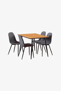 AC Design Furniture Wilma rektangulärt matbordsset 120x80x75 cm kombination 1