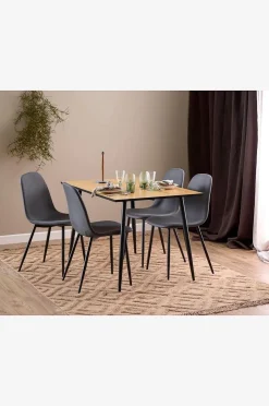 AC Design Furniture Wilma rektangulärt matbordsset 120x80x75 cm kombination 1
