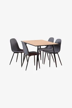 AC Design Furniture Wilma rektangulärt matbordsset 120x80x75 cm