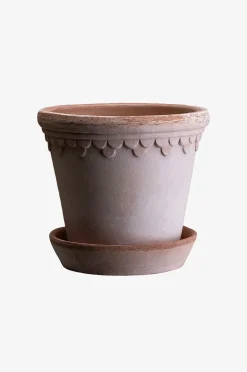 Bergs Potter Kruka med fat Københavner RAW, Ø 25 cm