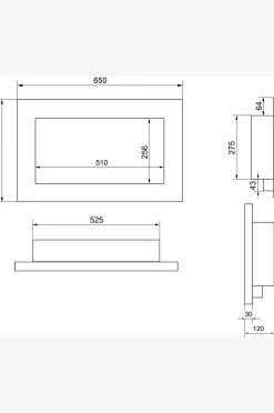 Biopejs Butikken Etanolkamin 65cm