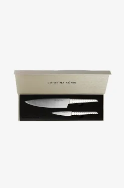 Catarina König Knivset 2 delar 32&21cm