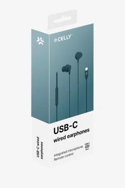 Celly Hörlurar In-Ear Kabel USB-C UP1600