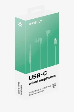 Celly Hörlurar In-Ear Kabel USB-C UP1600