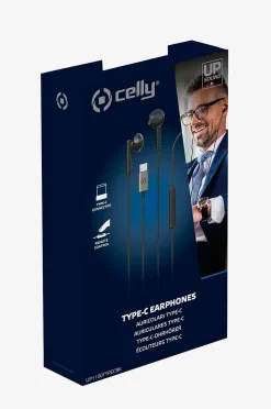 Celly UP1100 Stereoheadset Drop USB-C Svart