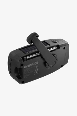 Champion Nordic Vevradio med ficklampa och solceller