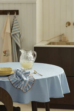 Ellos Home Duk Elly i återvunnet halvlinne Ø 150 cm
