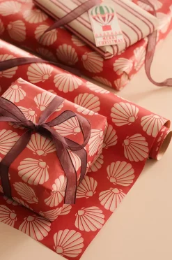 Ellos Home Presentpapper Polka Shell 7 meter