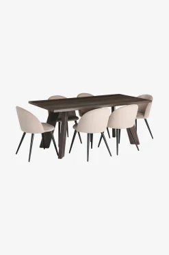 Ellos Home Matgrupp Country med 1 bord + 6 stolar