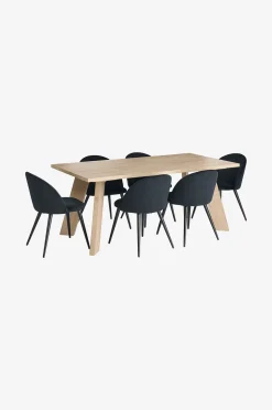 Ellos Home Matgrupp Country med 1 bord + 6 stolar