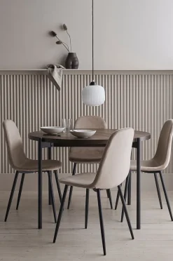 Ellos Home Matgrupp Gilda med 1 bord och 4 stolar