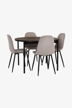 Ellos Home Matgrupp Gilda med 1 bord och 4 stolar