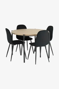Ellos Home Matgrupp Gilda med 1 bord och 4 stolar