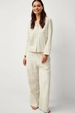 Ellos Home Pyjamasskjorta Valerie Small Check