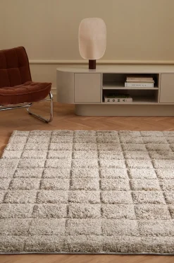 Ellos Home Ryamatta Alba Check Shaggycarpet
