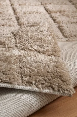 Ellos Home Ryamatta Alba Check Shaggycarpet