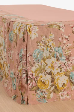 Ellos Home Sängkappa Candice Rose i tvättat lin 52 cm