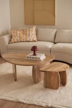 Ellos Home Soffbord Mushroom set med 2 st