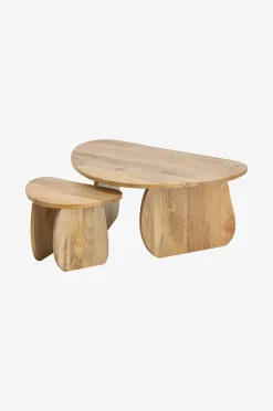 Ellos Home Soffbord Mushroom set med 2 st