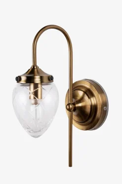 Globen Lighting Vägglampa Juni IP44 Slipad