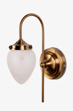Globen Lighting Vägglampa Juni IP44 Slipad