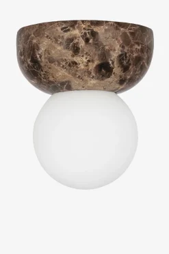 Globen Lighting Vägglampa/taklampa Torrano 13 IP44 Brunbetsad ek
