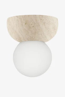 Globen Lighting Vägglampa/taklampa Torrano 13 IP44 Brunbetsad ek