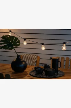 Konstsmide Lightset 5 kl. glödlampor, B/O, LED 200cm