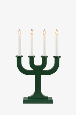 Konstsmide Ljusstake trä 4 glödlampor