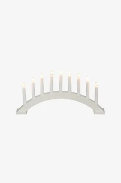 Konstsmide Ljusstake trä 9 glödlampor 25,5cm