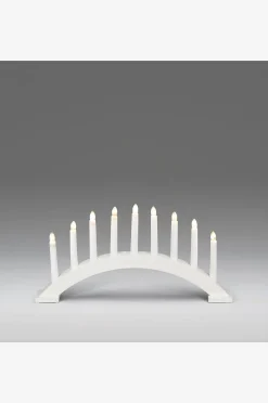 Konstsmide Ljusstake trä 9 glödlampor 25,5cm