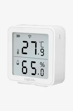 LogiLink Smart Temp- & Luftfuktighetssensor Wifi Tuya