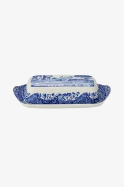 Spode Smörbytta Blue Italian
