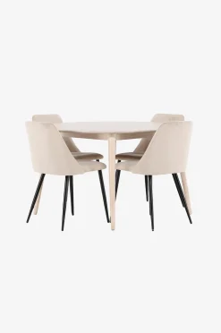 Venture Home Matbord Flora med stol Night
