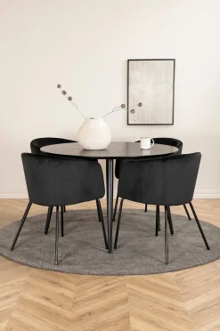 Venture Home Matgrupp Dipp med 4 st matstolar Berit