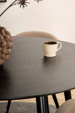 Venture Home Matgrupp Dipp med 4 st matstolar Velvet Stitches
