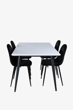 Venture Home Matgrupp Jimmy med 4 st matstolar Polar