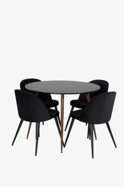 Venture Home Matgrupp Plaza med 4st stolar Velvet