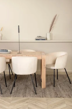 Venture Home Matgrupp Slider med 6 st matstolar Berit