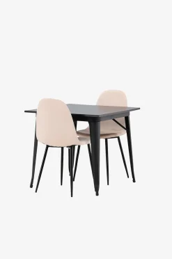 Venture Home Matgrupp Tempe med 2st matstolar Polar