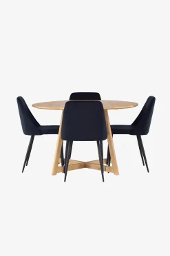 Venture Home Matgrupp Yadikon med 4st stolar Night