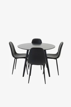 Venture Home Matuppsättning Plaza med stolar Polar