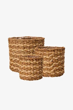 Wikholm Form Belle Randig vågig Korg 3-pack