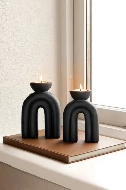 Zelected by Houze Ljusstake Giovanna Soft Black Petit